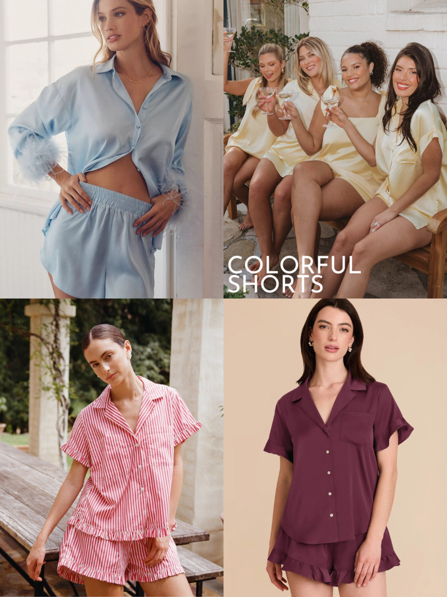 Say hello to the cutest getting-ready PJs, robes, and slippers—perfect for sipping champagne, snapping those “getting ready” wedding photos, and staying comfy all morning long 🥂✨ 