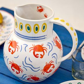 Summer Bliss Crab Pitcher | West Elm (US)