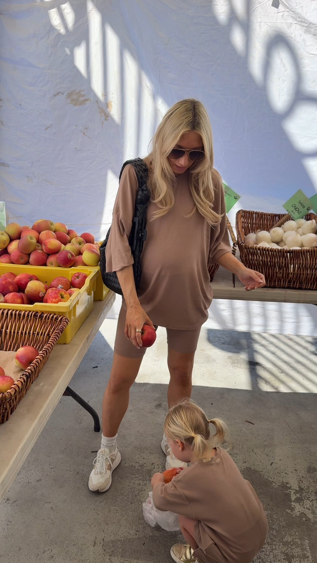 Mommy and me matching sets! Color is biscotti. Code calyn15