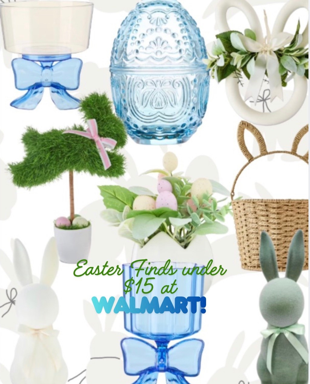 The most adorable Easter finds at @walmart for under $15! There are so many cute pieces! 🐰💙

#LTKSaleAlert #LTKSeasonal #LTKHome