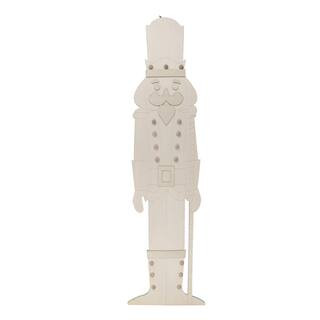 4ft. Unfinished Wood Nutcracker Porch Sign by Make Market® | Michaels Stores