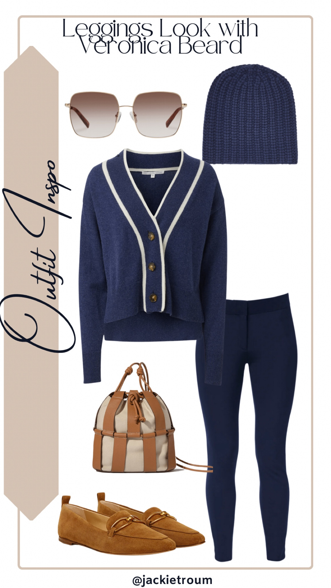 Navy Blue Leggings Look

Cashmere Cardigan, Scuba leggings, loafer, tan bag, beanie

#LTKshoecrush #LTKitbag #LTKSeasonal