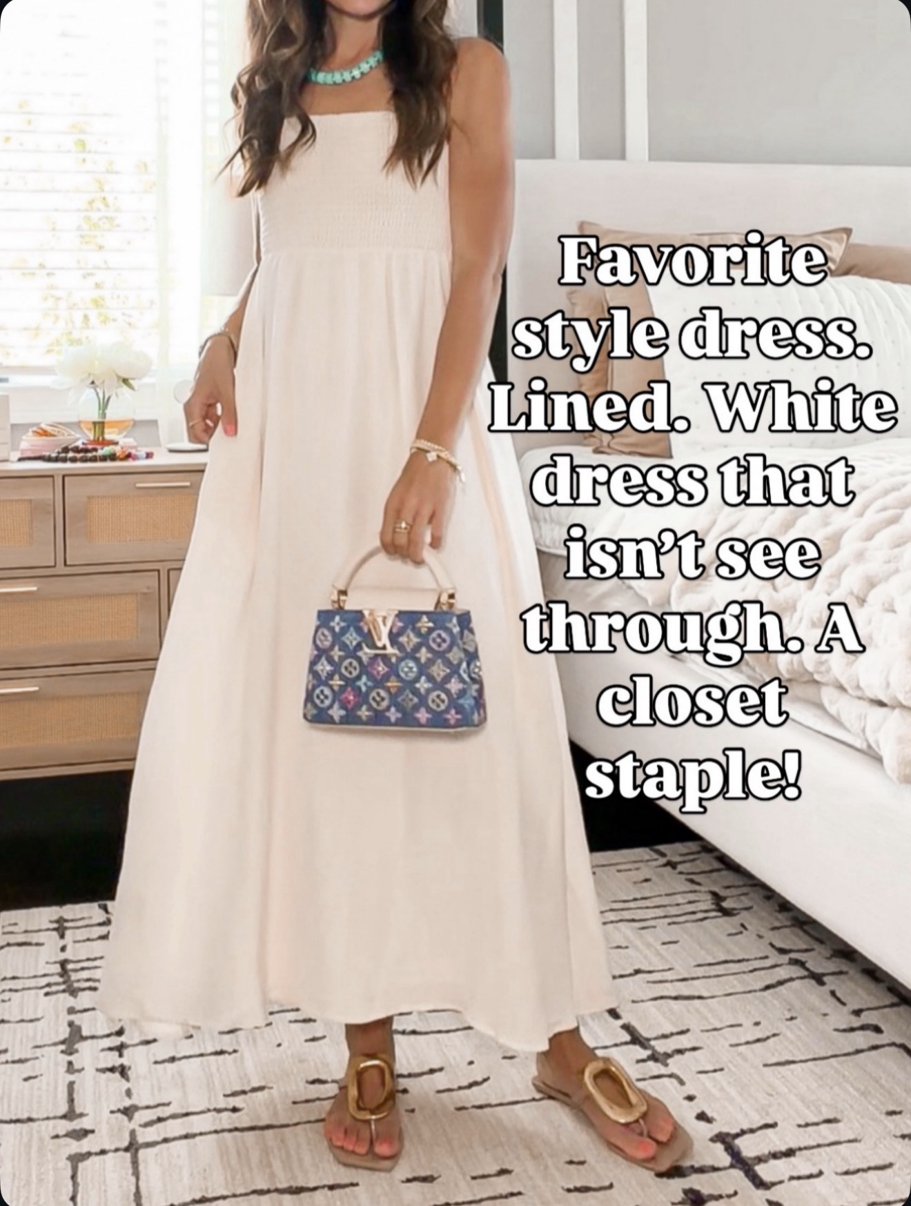 A lined white dress that isn’t see-through. A summer closet staple! 🤍 🔗⬇️ wearing size small

#LTKMothersDay #LTKootd #LTKSeasonal