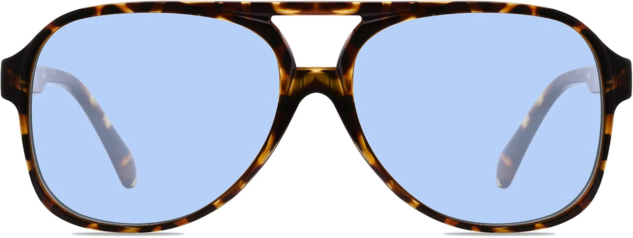 YDAOWKN Classic Vintage Aviator Sunglasses for Women Men Large Frame Retro 70s Sunglasses | Amazon (US)