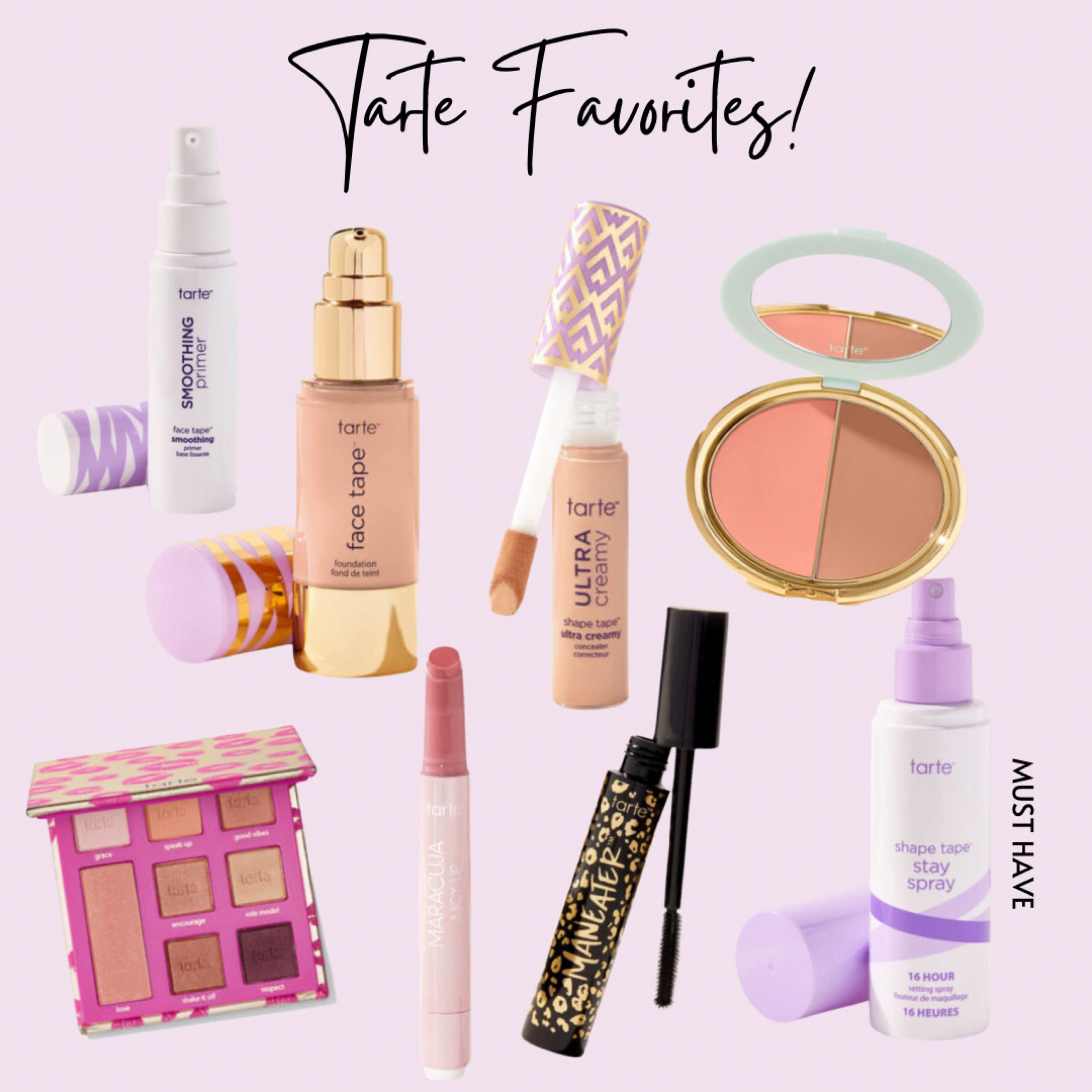 I’m no makeup guru but Tarte makes it soooo easy to look and feel like one haha. I love and use almost every product here (I don’t have the energy to do eye shadow in the morning okay?)

And oh happy day, Tarte is having a sale today! 

#LTKbeauty #LTKFind