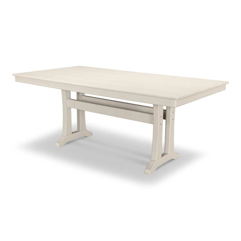 Farmhouse Trestle 37.75" x 72.25" Dining Table | Wayfair North America