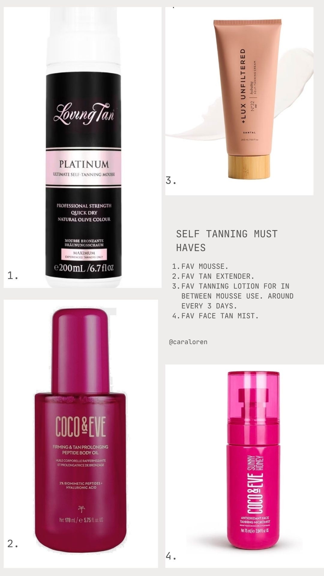 Self tan must haves

#LTKBeauty