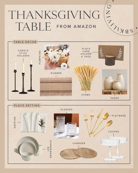 H O M E \ everything you need for your thanksgiving table from Amazon! 🍂

Home decor 

#LTKhome #LTKSeasonal