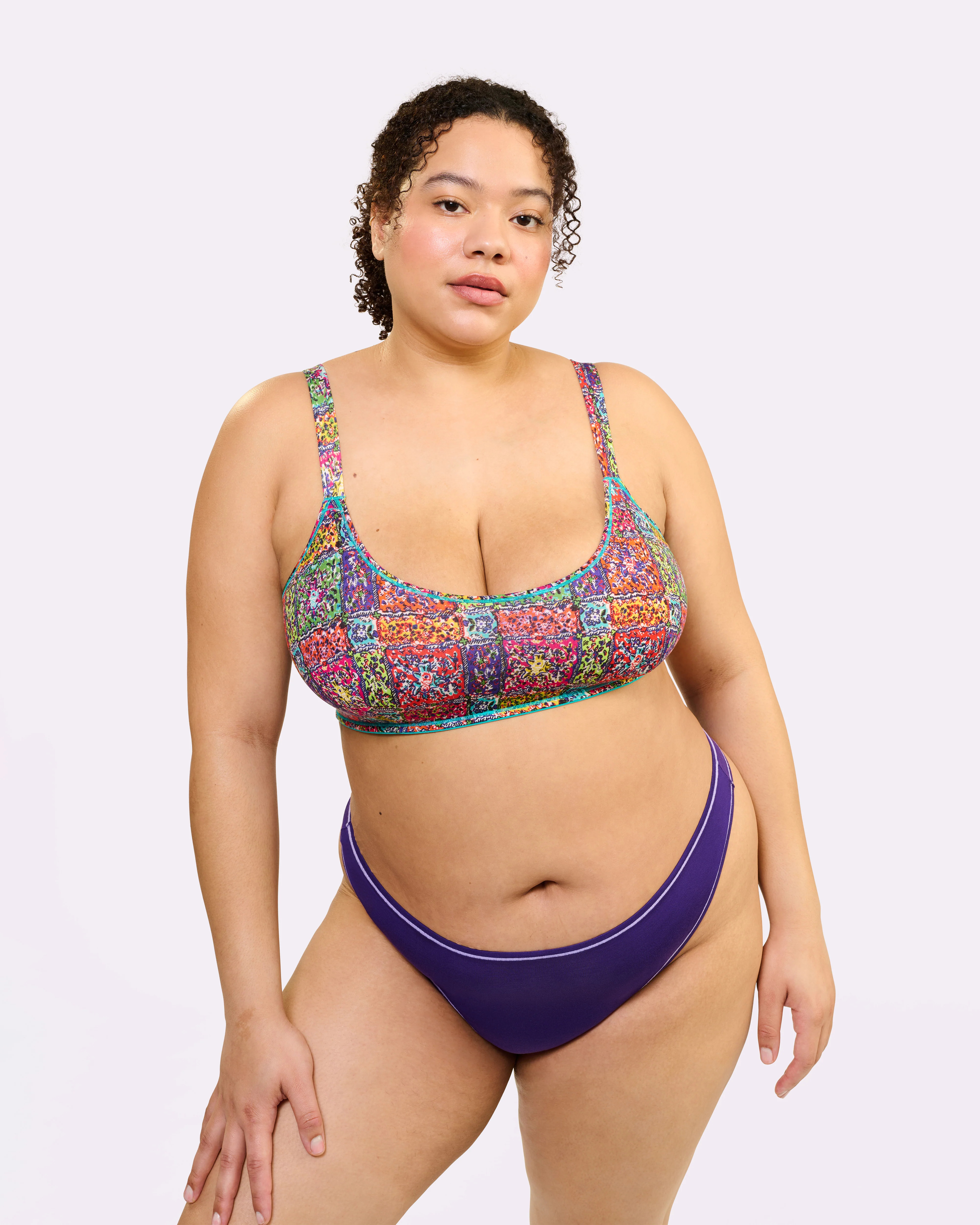 Vintage Soft Scoop Bralette | New:Cotton (Bandana) | Parade