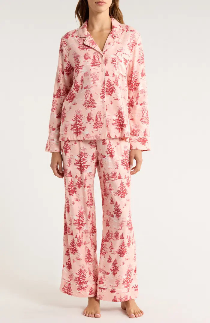 Cozy Cotton Blend Flannel Pajamas | Nordstrom