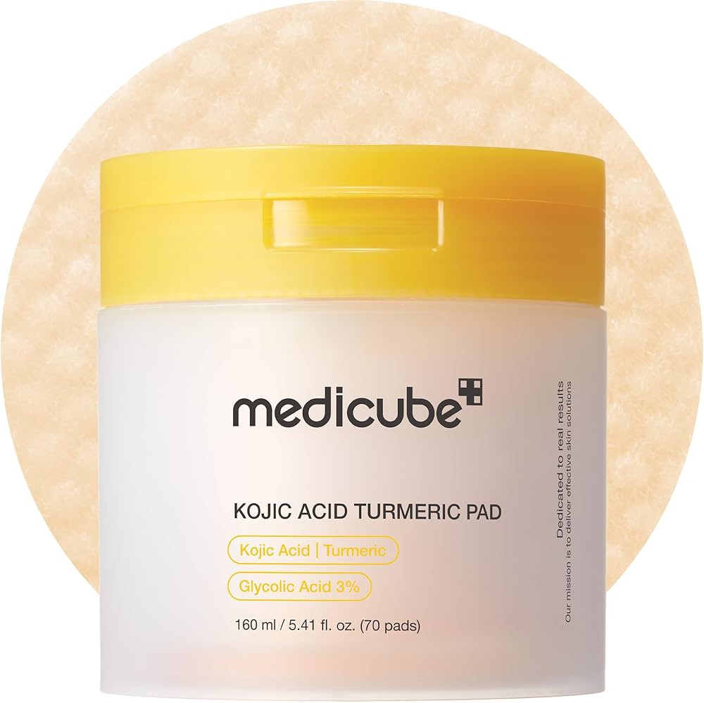 medicube Kojic Acid Turmeric Clarifying Toner Pad for Troubled Skin & Use After Spot Care, Soothi... | Amazon (US)