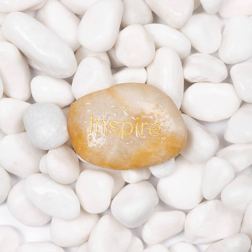 Ausluru 5lbs Natural River Rocks Polished Pebbles for Plants Garden Decorative Stones, Ideal for ... | Amazon (US)