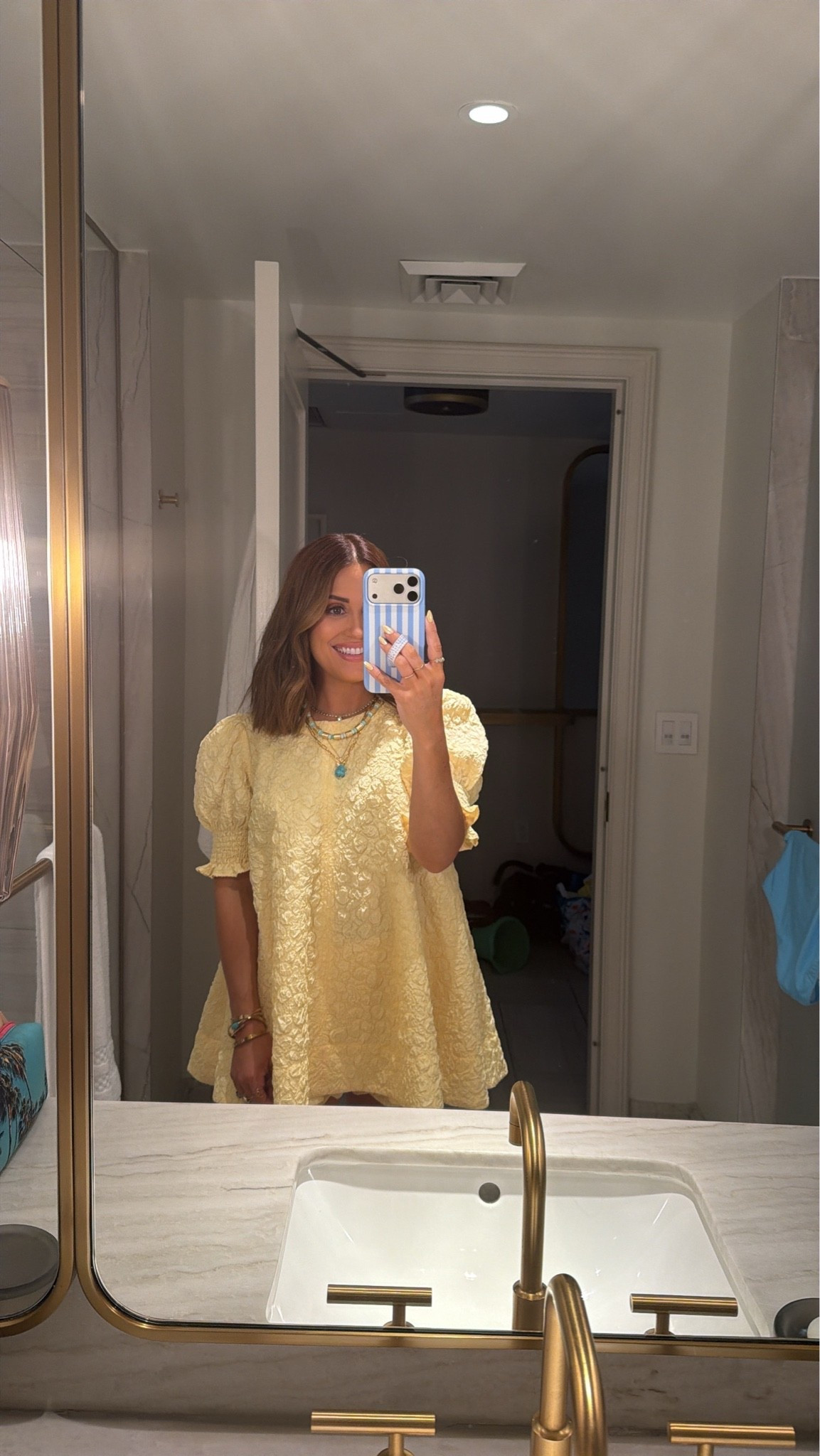 Summer vacation outfit idea- wearing an xs in top & small in bottoms! Currently 23 weeks pregnant & bump friendly outfit idea. Paired it with blue accessories for a fun summer look! My blue & gold beaded necklace is old from a local boutique, but linked my other jewelry! Jellies run tts 

Resort wear || vacation looks || dinner outfit|| maternity swim || maternity outfits || bump friendly || summer outfits || summer vacation

#LTKBump #LTKSeasonal #LTKootd