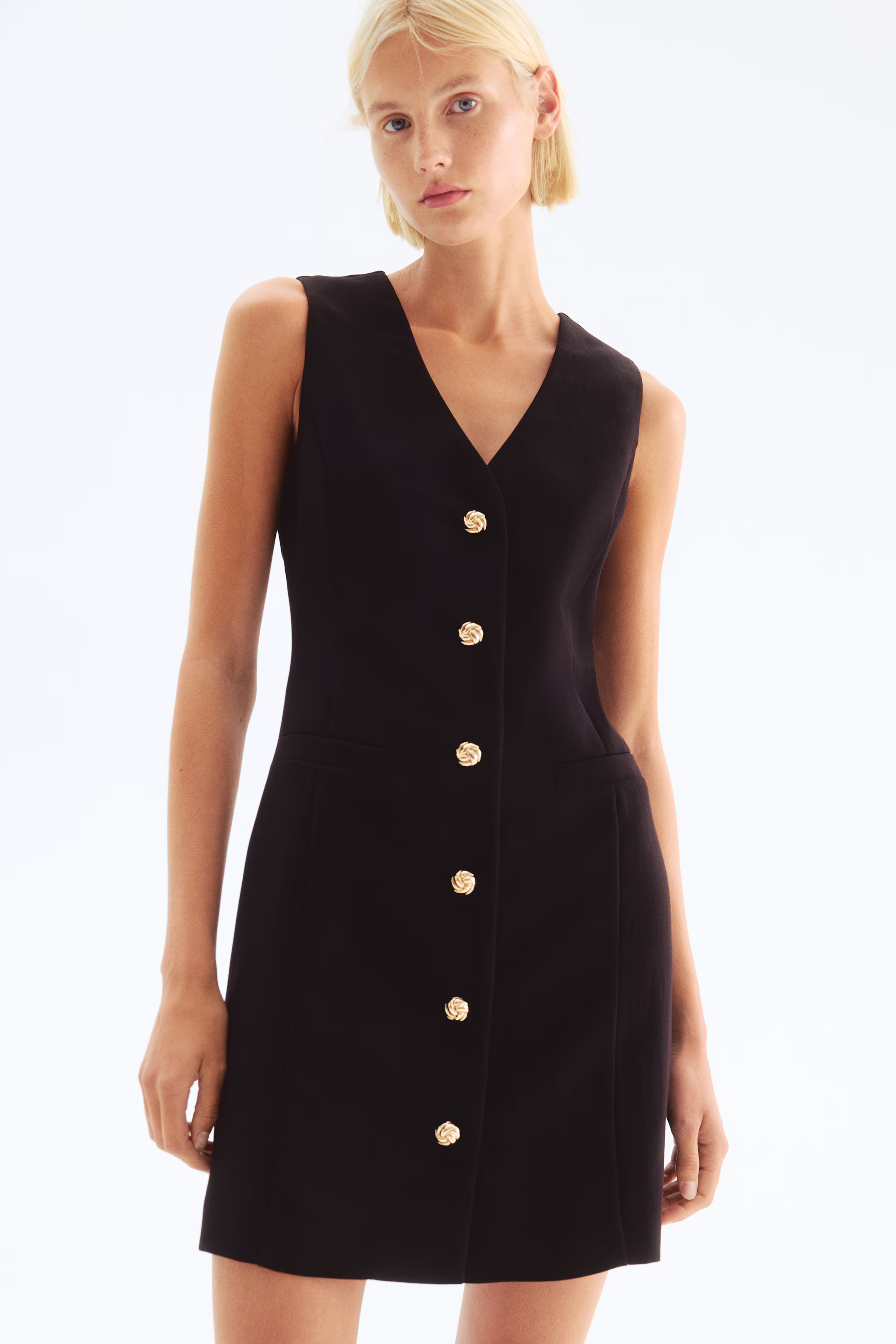 Button-front dress | H&M (UK, MY, IN, SG, PH, TW, HK)