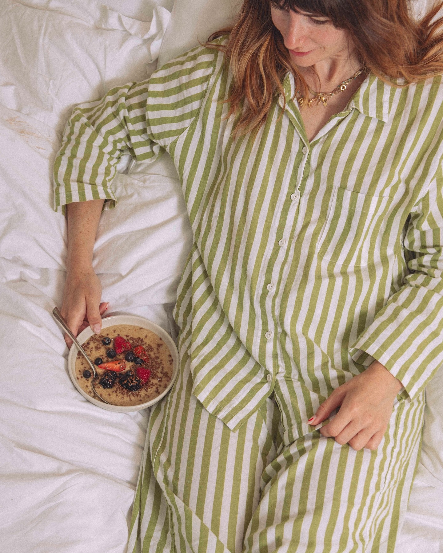 A beautiful morning in my @organicbasics PJs! Use my code DAISYJORD10 for 10% off online 😍 

Ad gifted 

📸 @reverblondon 
.
.
.
#pjsets #pjset #cutepjs #organicbasics #discountcodes