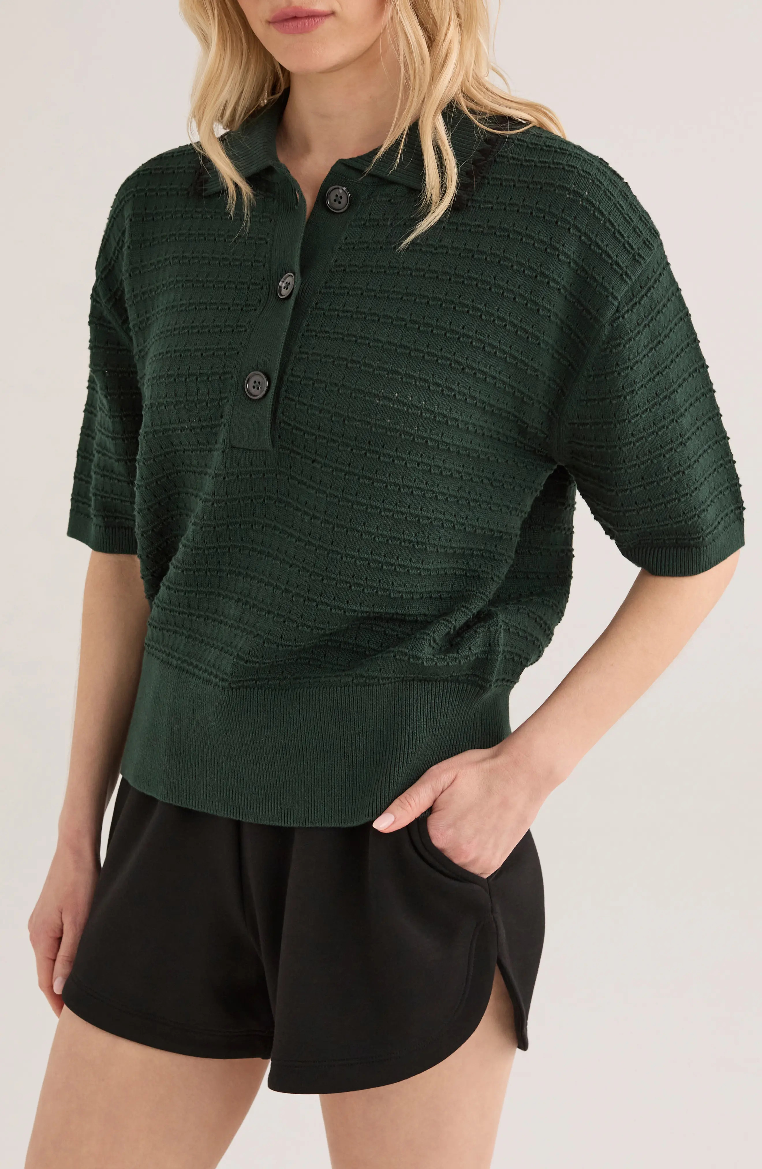Guilia Texture Polo (Women) | Nordstrom | Nordstrom