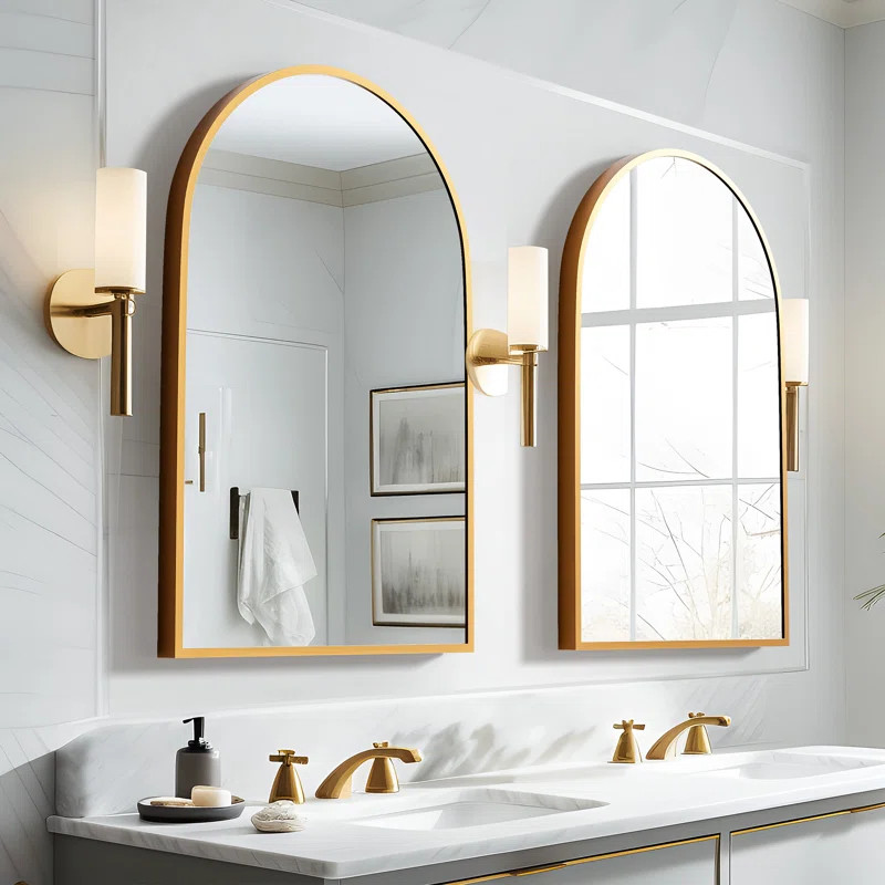 Margulies Metal Arch Mirror (Set of 2) | Wayfair North America