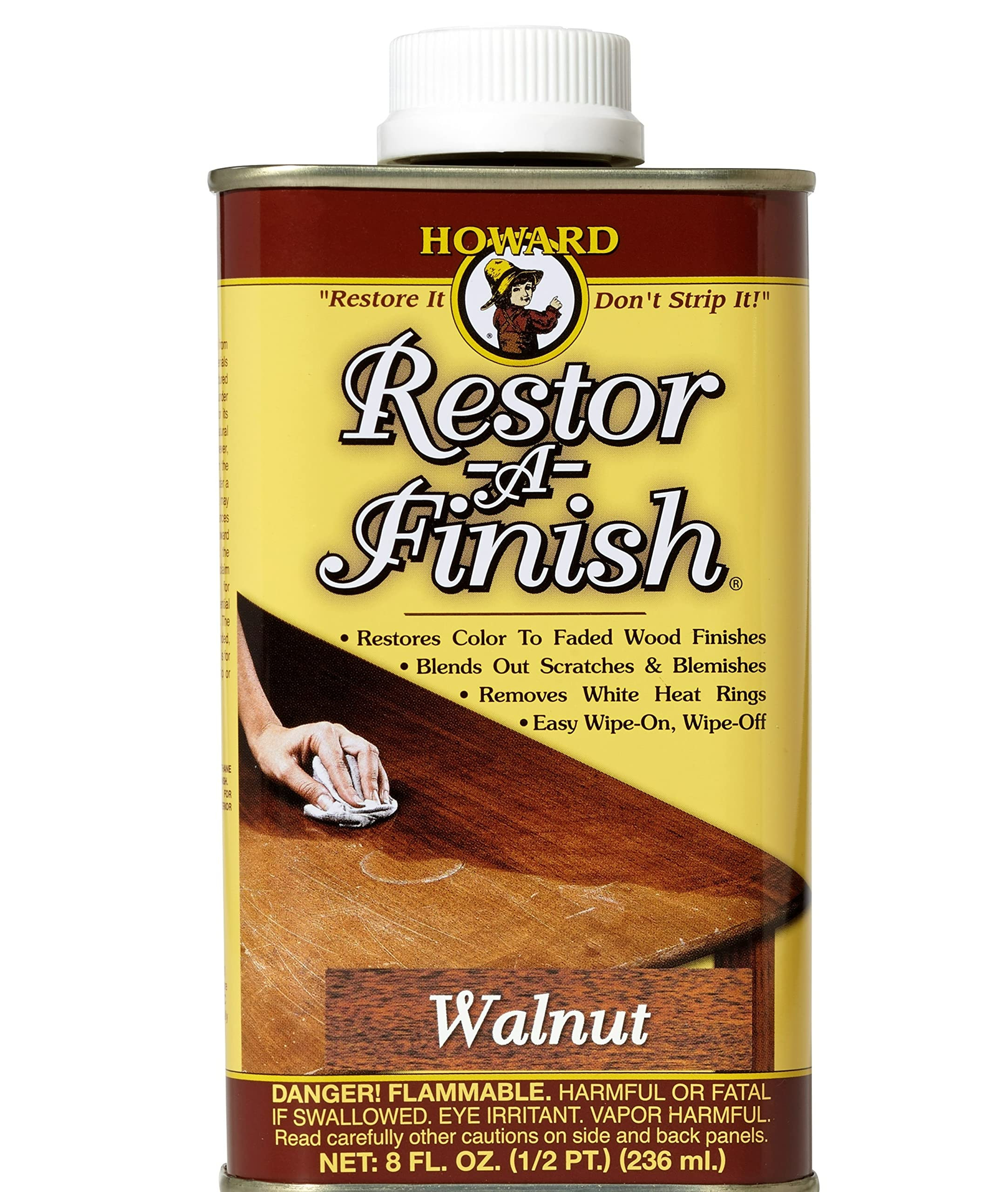 Howard Products RF4008 Restor-A-Finish, 8 oz, Walnut, 8 Fluid Ounces | Amazon (US)