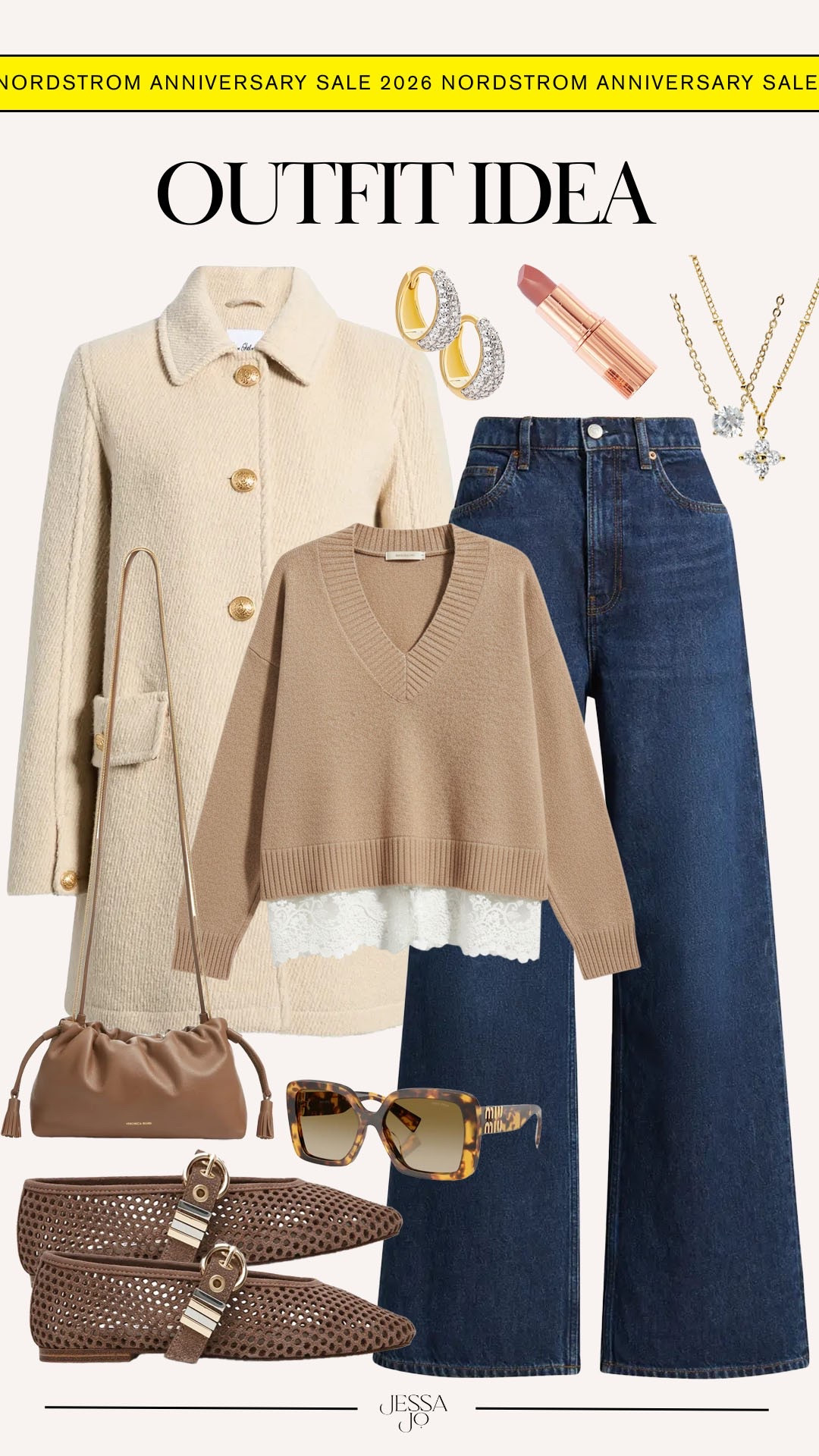 NSALE outfit idea. NSALE denim. NSALE fall style. NSALE sweater. NSALE coat. NSALE neutral fall outfit.

#LTKootd #LTKSeasonal #LTKSaleAlert