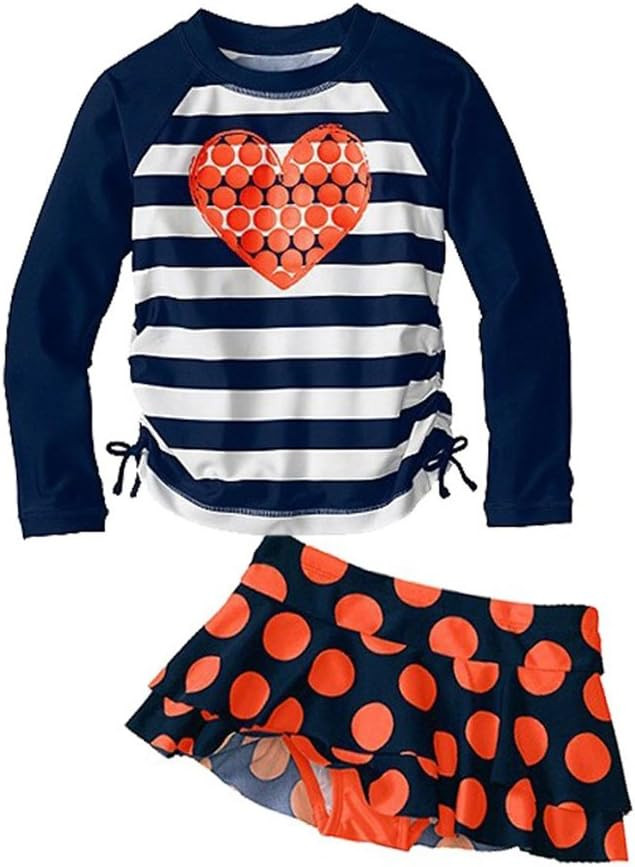 Vivobiniya Kids Swimsuits Girl's Two-Piece Long Sleeve Swimsuits UPF50+ | Amazon (US)