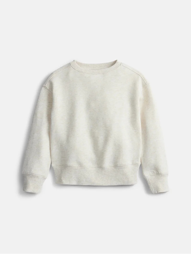 Athletic Works Boys Fleece Crew Neck Sweatshirt, Sizes 4-18 & Husky | Walmart (US)