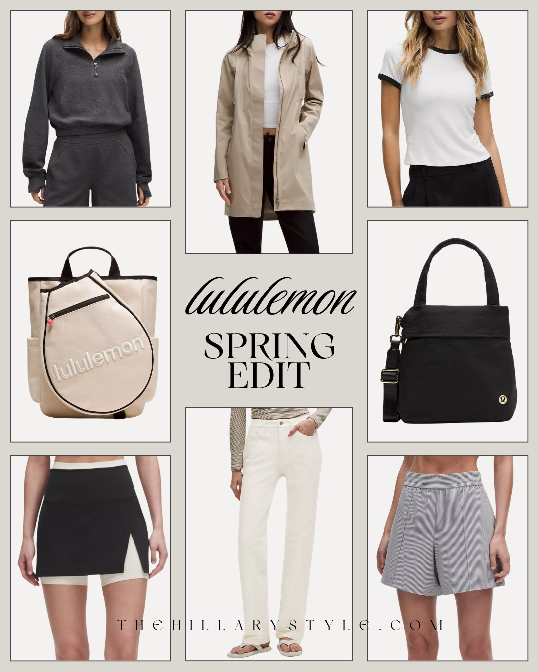 Lululemon Spring Edit: Elevated Athleisure Essentials
Build your ultimate seasonal capsule with these curated Lululemon spring basics. From the perfect trench for transitional layering to versatile high-rise pants and street-to-studio accessories, these pieces are designed for effortless travel and everyday comfort. Focus on quiet luxury and high-performance fabrics that move with you, whether you're heading to a pilates session or navigating a busy airport. Embrace a neutral aesthetic and a mindful reset with these high-quality staples that prioritize both function and style. 

 #TheHillaryStyle #LululemonSpring #SpringBasics #TravelEssentials #AthleisureAesthetic #QuietLuxury #EverydayAthleisure #SpringCapsuleWardrobe #PilatesStyle #NeutralOutfits #SpringFashion2026 #StreetToStudio #ActivewearEssentials 

#LTKSeasonal #LTKActive #LTKTravel