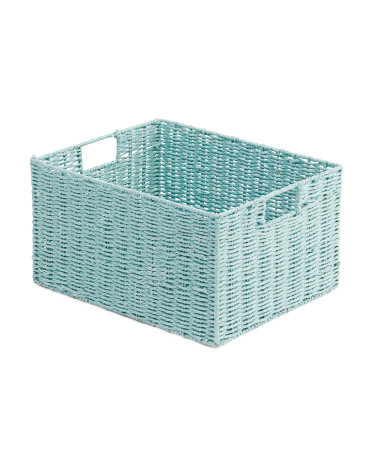 Paper Cord Rectangular Basket | TJ Maxx