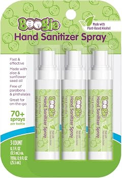Kids Hand Sanitizer Spray by Boogie for Babies &Toddlers, Great for Diaper Bags and Backpacks, Pl... | Amazon (US)