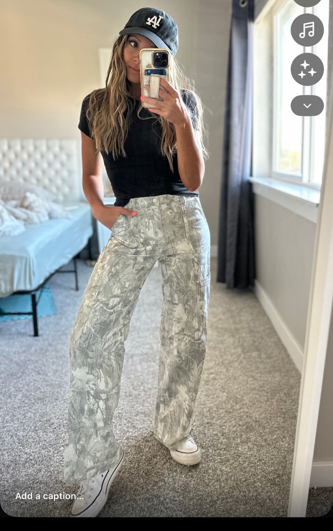 Stretchy comfy camo pants at Walmart for only $17. 

#LTKootd #LTKPetite #LTKmomlife