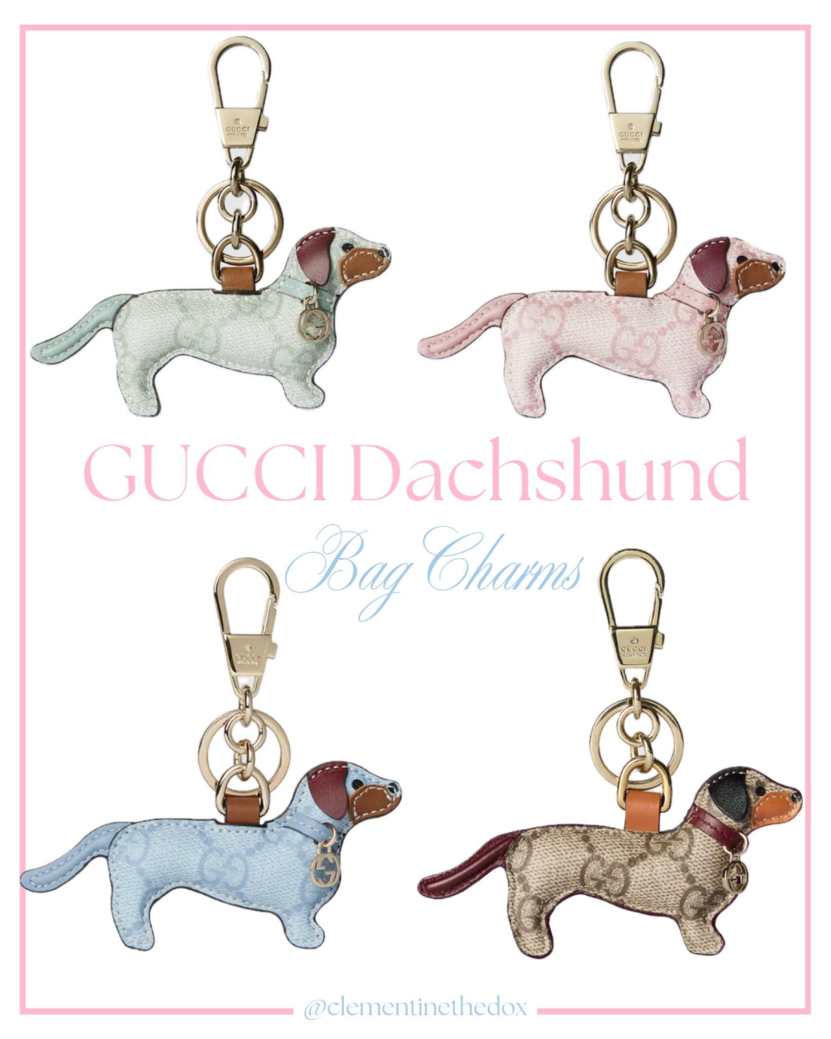 Gucci dachshund bag charms! They just released three new colors!

.

.

.

.

(Dachshund Gucci, Gucci dachshund, dachshund finds, Gucci dachshund keychain, Gucci dog, Gucci dog bag charm, designer dachshund items, luxury dachshund gifts, valentines gift, Gucci dachshund bag charm, Gucci wiener dog, Gucci sausage dog, Gucci doxie, dackel, teckel, dachshund lover, dog mom, dachshund mom gifts, Gucci dog wallet, Gucci dachshund purse, dachshund gucci items, Gucci dachshund accessories, dachshund mom gift guide, Gucci bag charms, Gucci dachshund bag, designer bag charms, #dachshund #guccidachshund #bagcharm #bagcharms #gucci #guccidog

#LTKStyleTip #LTKPets #LTKItBag