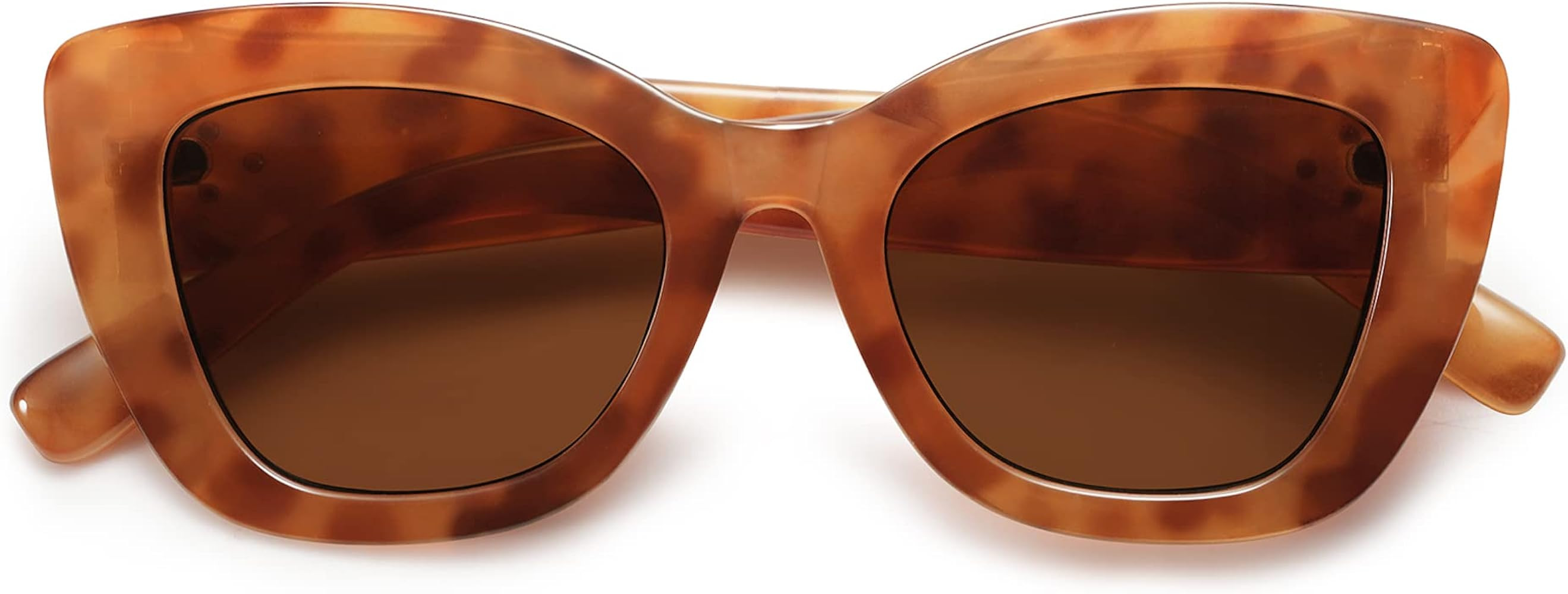 SOJOS Retro Cateye Sunglasses Women Classic Vintage Trendy Shades Sunnies Gafas de sole UV400 Pro... | Amazon (US)