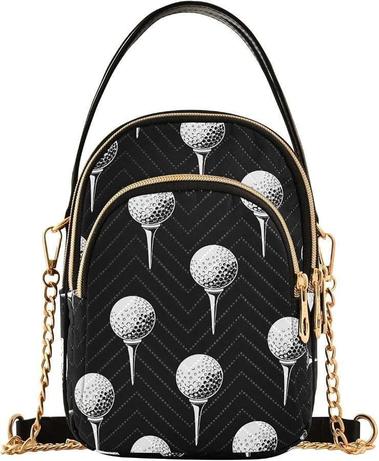DOMIKING Womens' Crossbody Bag Cell Phone Purse with Chain | Amazon (US)