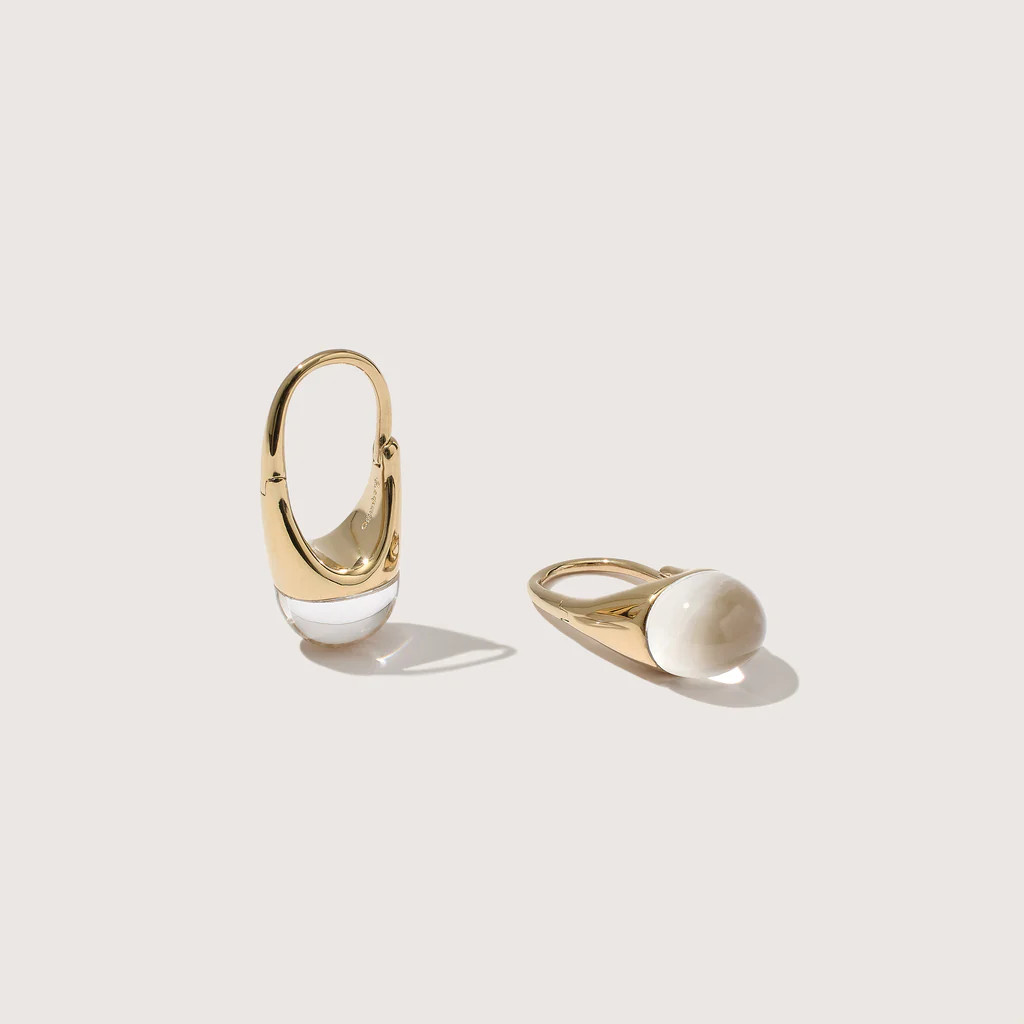 Roscida Quartz Earrings | Otiumberg