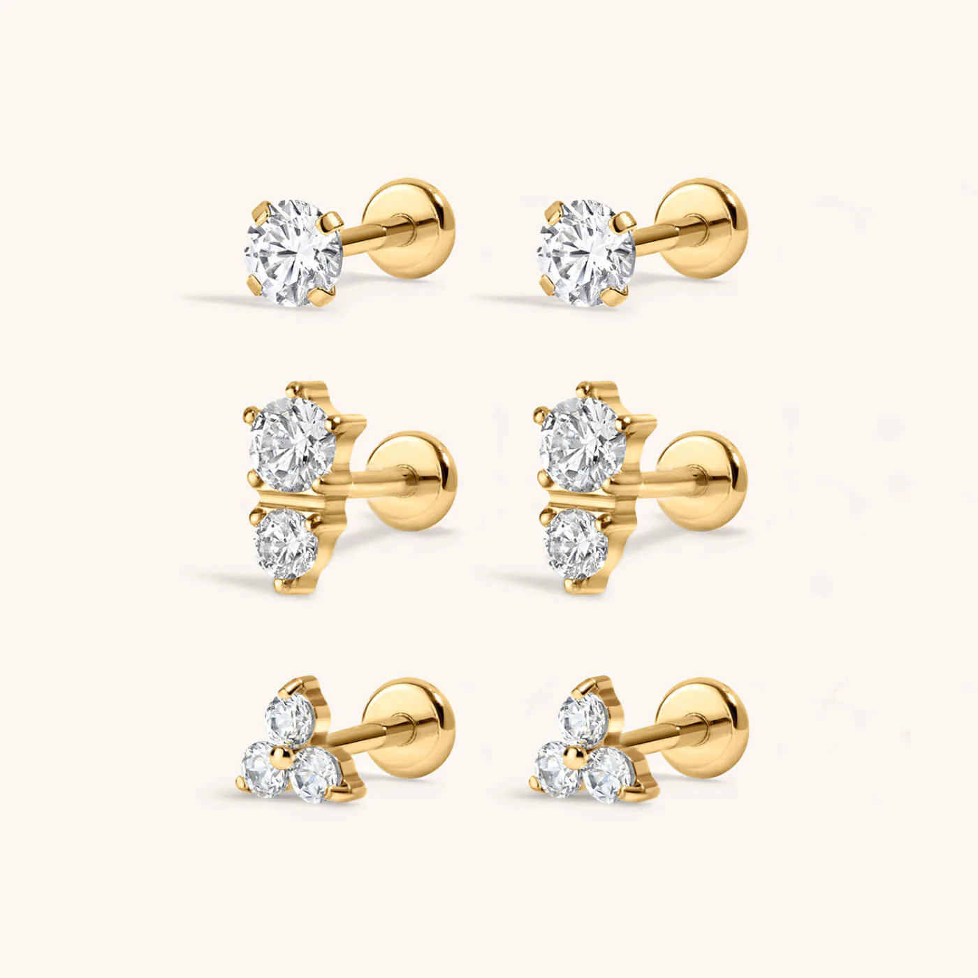 Goddess Nap Earrings Trio | Maison Miru