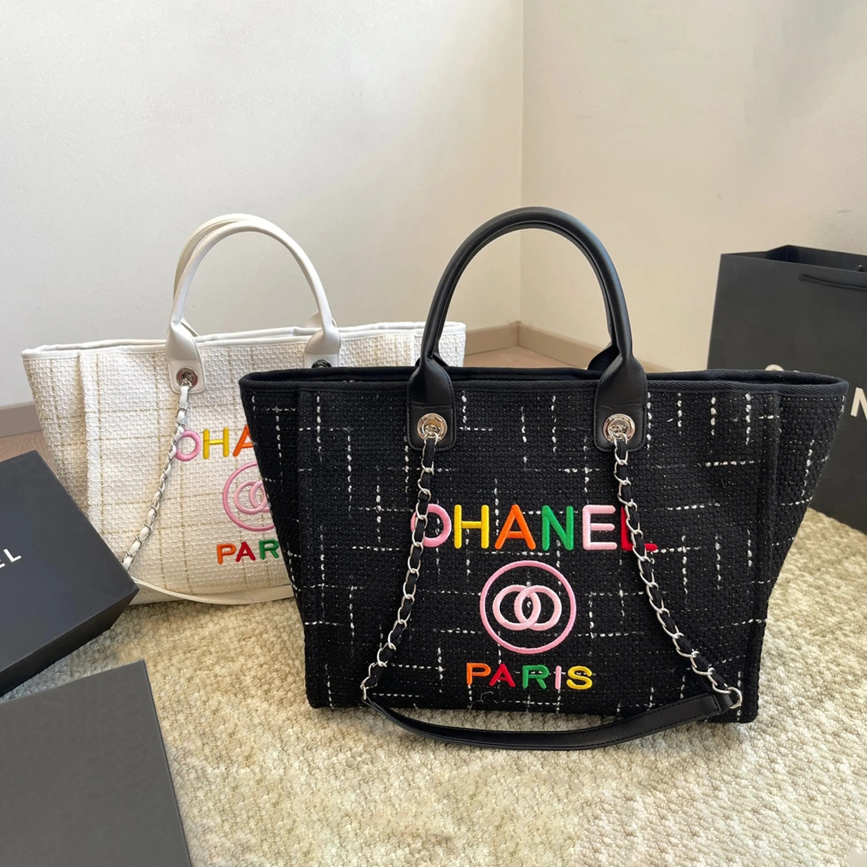 Économisez gros sur les achats en gros de Sac En Cuir Caviar Designer Bags Luxury GST Bag Top Gr... | DH Gate FR