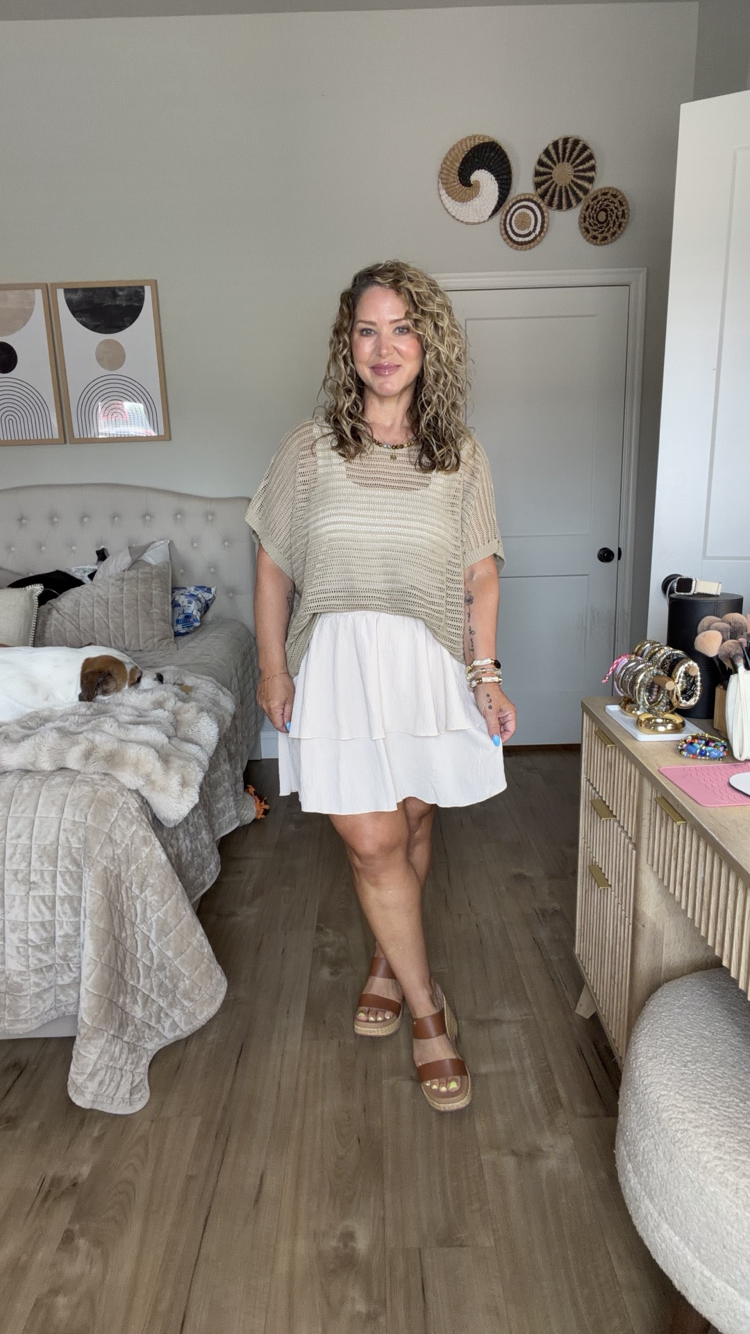 Pants size medium (brown ones are oos so I linked others I love) everything else size large. Prefer a medium in the crochet top 
Shoes tts

#LTKPetite #LTKOver40 #LTKMidsize