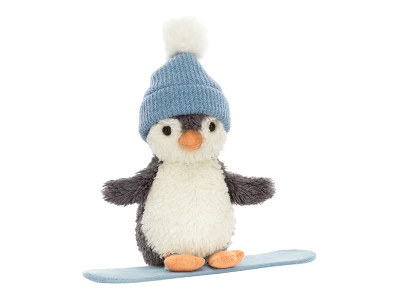 Jellycat Peanut Penguin Snowboarding Plush | StockX