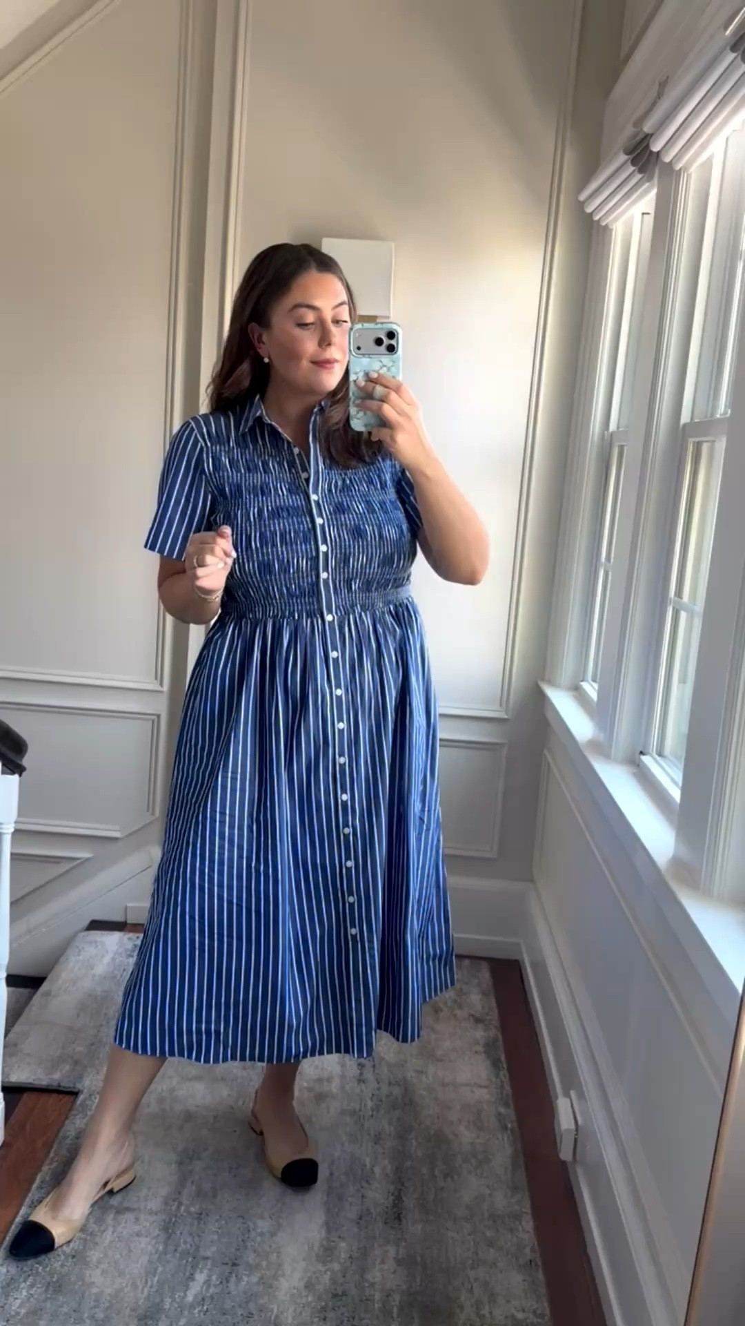 Wearing size XXL in dress @jcrew - use CARALYN15 at Spanx. 

#LTKWorkwear #LTKootd #LTKSeasonal