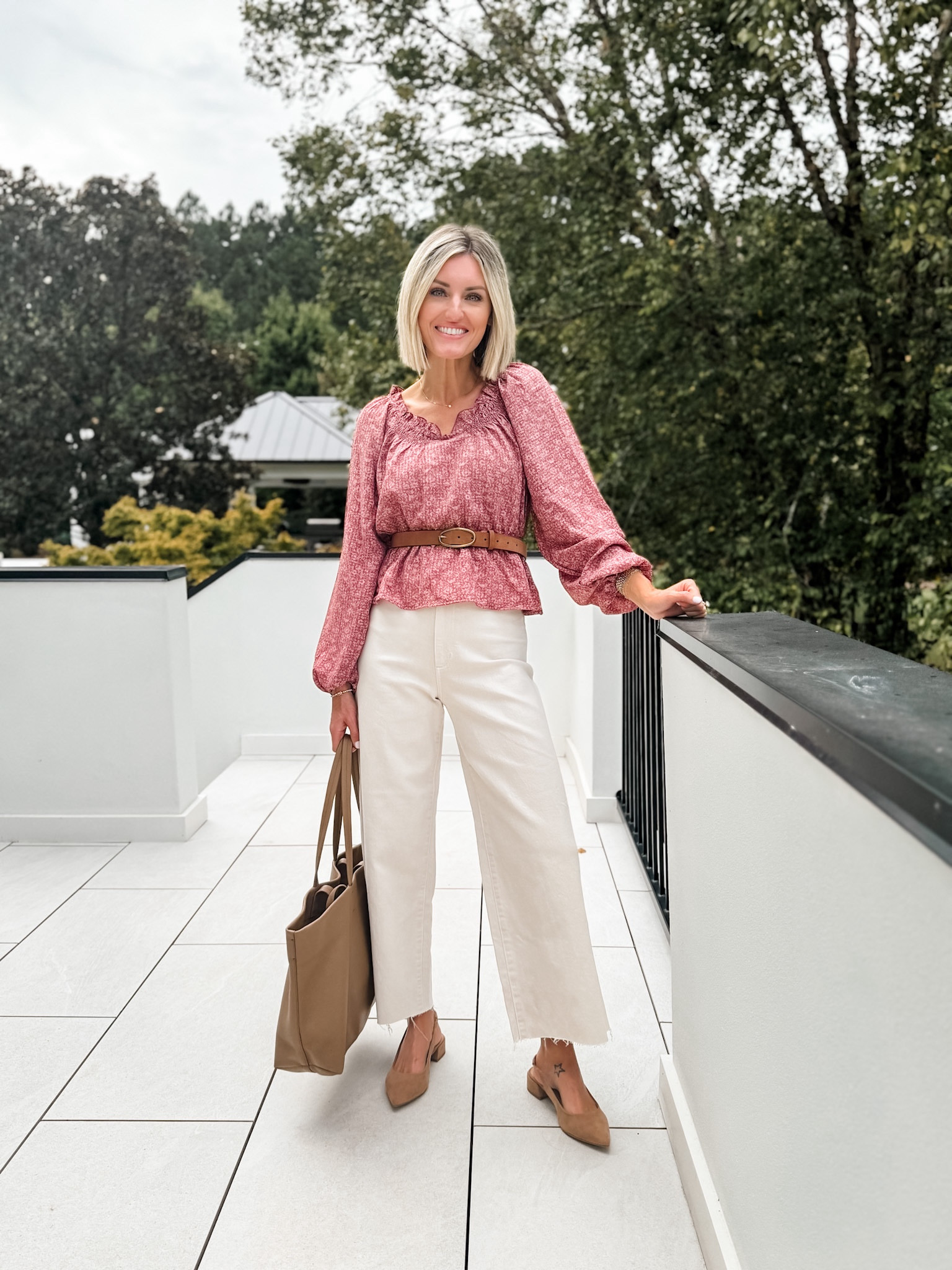 I got this top in both colors! So cute! Wearing XS/2!

Loverly Grey, Target finds, wide leg jeans, fall outfits, fall looks, fall finds 

#LTKStyleTip #LTKSeasonal