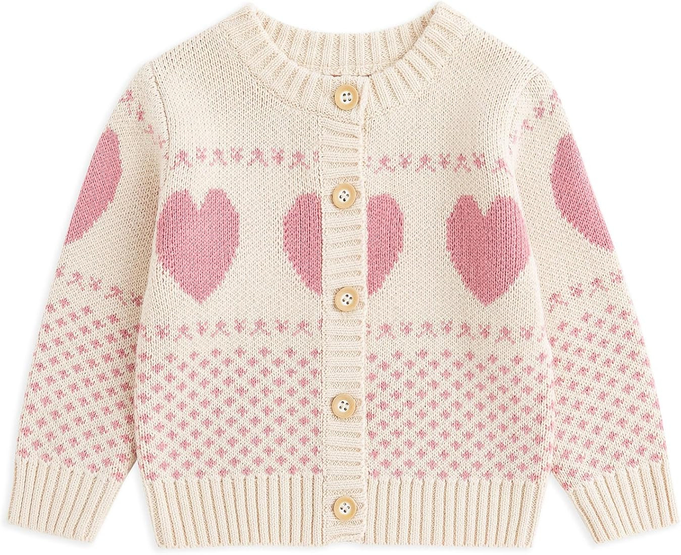 Simplee kids Baby Girls' Fall Winter Cardigan Sweaters Coats Outfits for Toddlers | Amazon (US)