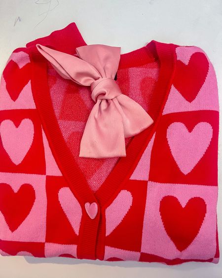 Target ❤️ Sweetheart Cardigan 

This may be the cutest sweater that I own. Target also has one in the little girls section that is dark, pink and light pink that coordinates with this sweater and if you're doing mommy and me it's absolutely perfect. 

#target #targetstyle #Valentinesday

#LTKstyletip #LTKparties #LTKfamily