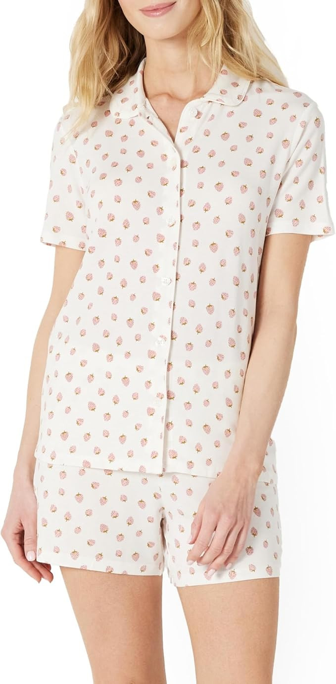 Amazon Essentials x Sofia Grainge Mommy and Me Short Sleeve Pajama Set | Amazon (US)