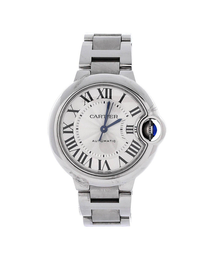 Pre-Owned Cartier Ballon Bleu de Cartier Automatic Watch in Stainless Steel 33mm | Bloomingdale's (US)