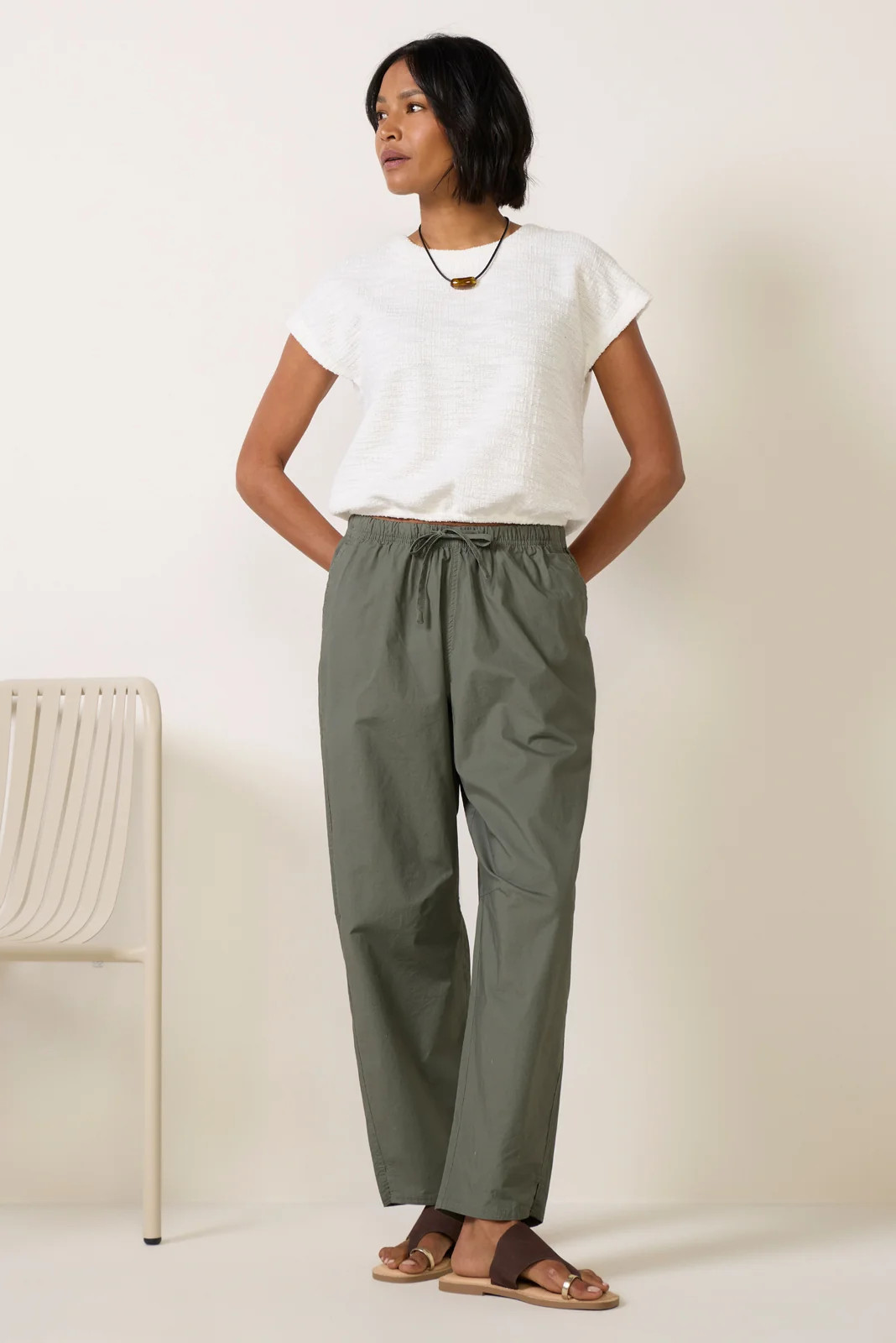 Mara Poplin Pant | Evereve