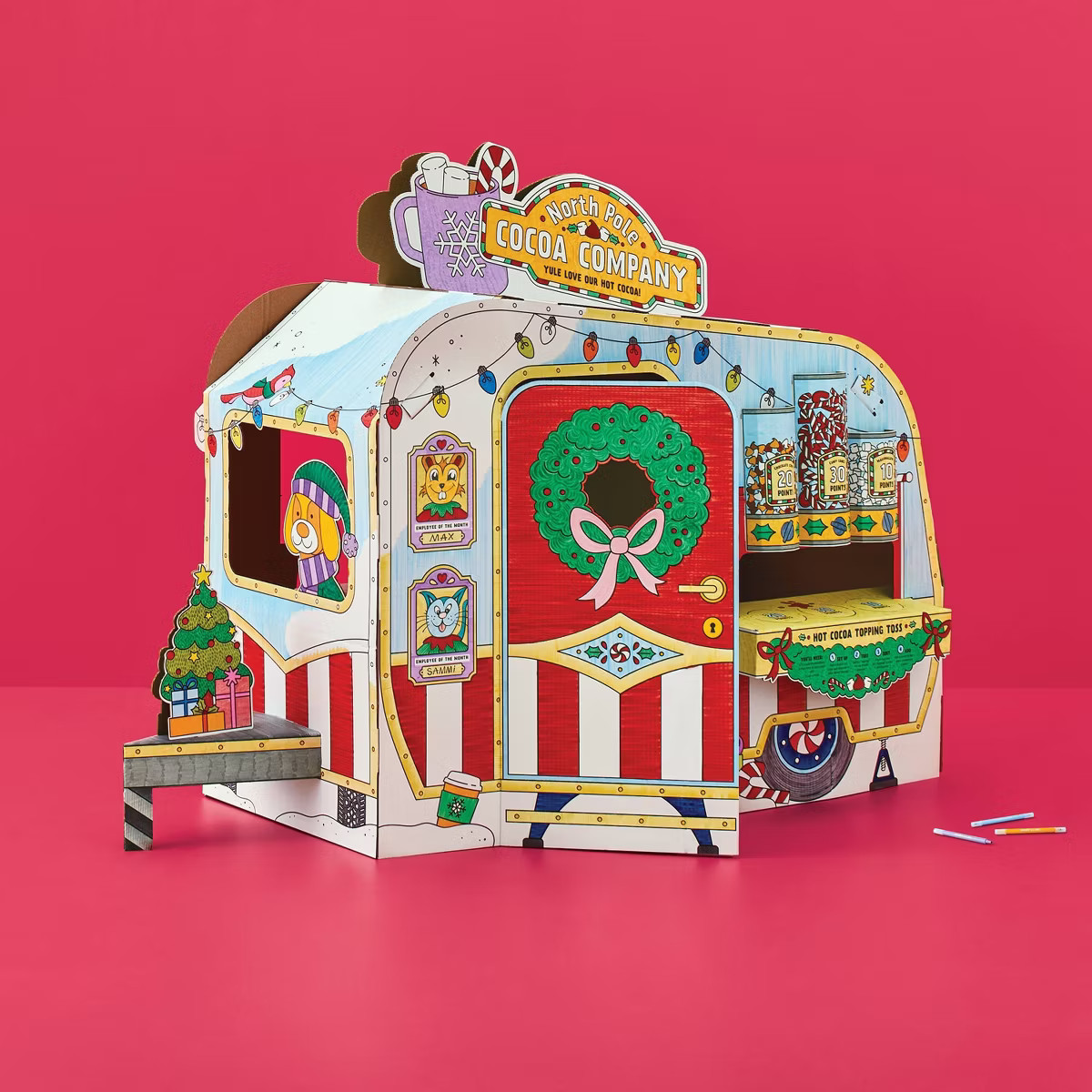 Christmas Craft Cocoa Camper Fort - Mondo Llama™ | Target