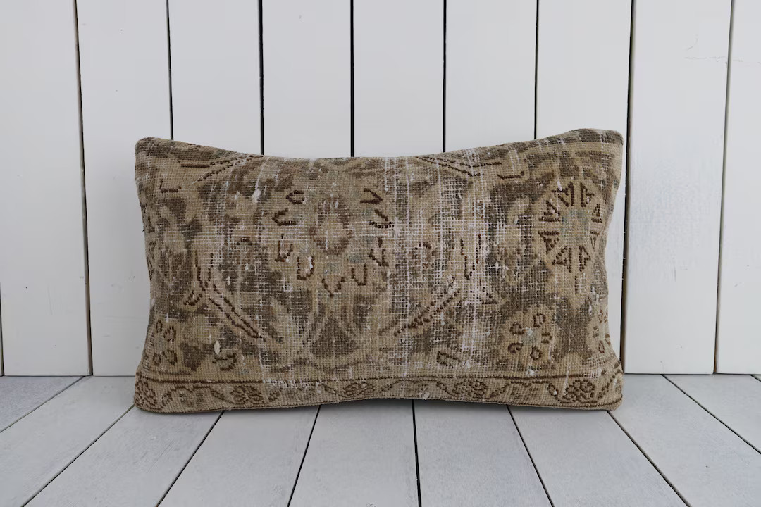 Orange Kilim Cushion Cover, Decorative Pillow Case, Kilim Pillow Cover, 12x20 Kilim Cushion Case,... | Etsy (US)