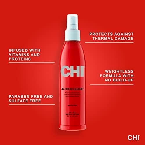 CHI 44 Iron Guard Thermal Protection Spray, Clear, 8 Fl Oz | Amazon (US)