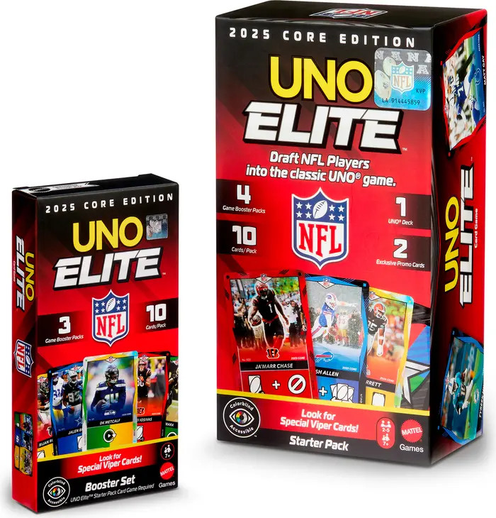 UNO Elite NFL 2025 Core Edition Card Game | Nordstrom | Nordstrom
