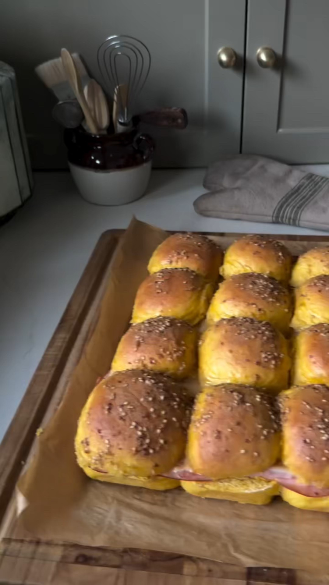 Easy ham and cheese sliders that work for lunch, dinner, or feeding a crowd. I used homemade pumpkin rolls, but any soft roll works. Warm, melty, buttery, and simple to make ahead for busy days or gatherings.


easy dinner idea, sliders recipe, ham and cheese sandwiches, quick family meal, make ahead dinner, crowd friendly food, cozy meals, simple recipes

#LTKSeasonal #LTKHome #LTKfoodie