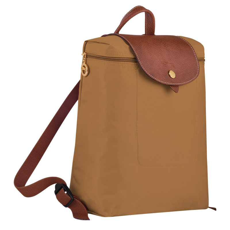 Le Pliage Original M Backpack Fawn - Recycled canvas | Longchamp US | Longchamp